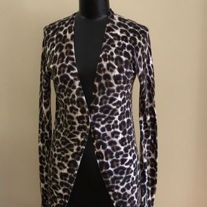 Cardigan Leopard Print